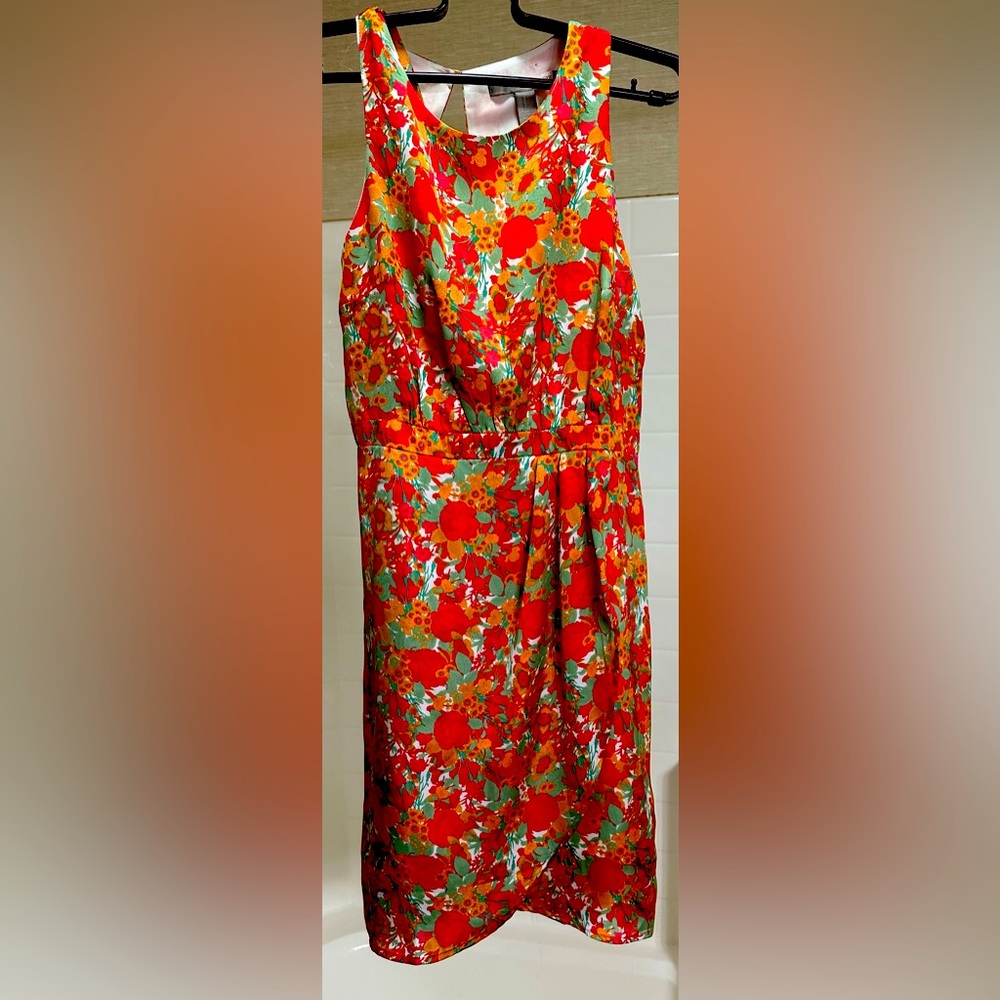Forever 21 Contemporary Cute Slit Back Dress with zipper.